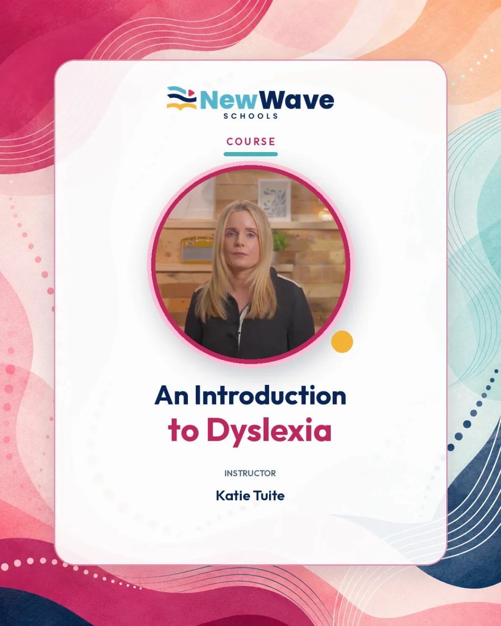 An Introduction to Dyslexia course artwork